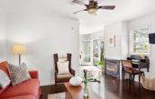 Overview of our oceanfront cottage in Maine