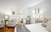 An overview of the Garden House Suite at our Maine Bed and Breakfast