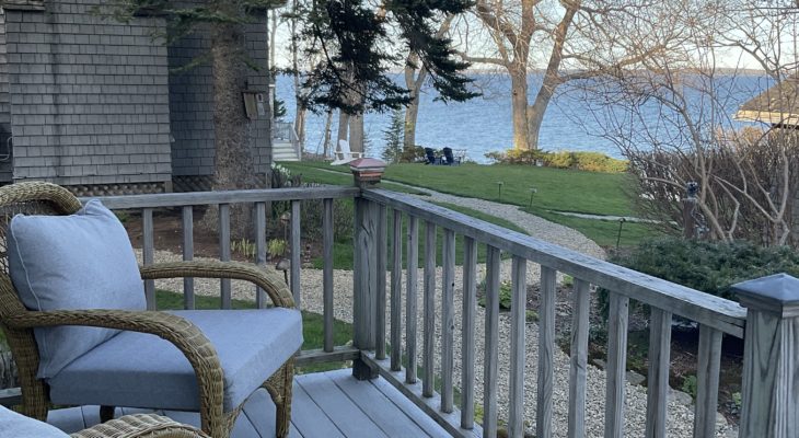 Beautiful ocean views from our Maine cottage rental