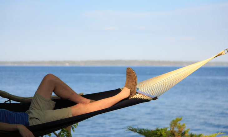 Guest relaxing at our boutique hotel