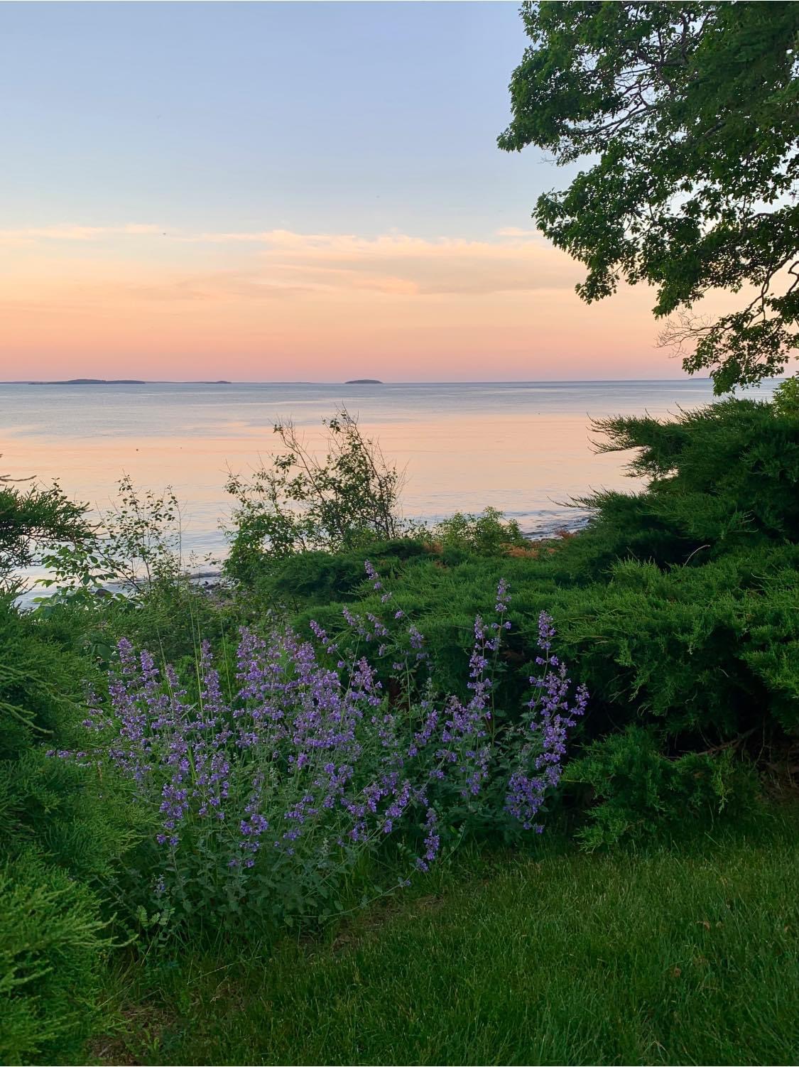 Take time in the garden on your romantic getaway in Maine