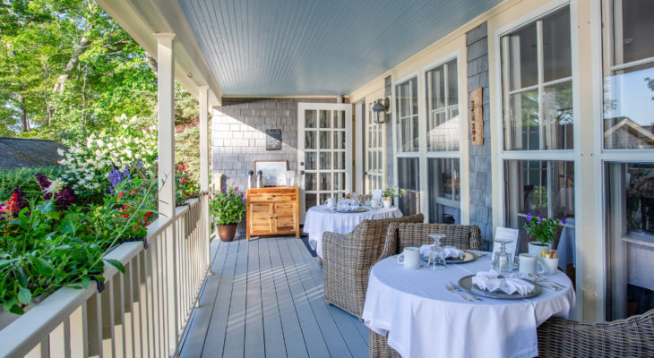 Private deck of the May Sarton Room