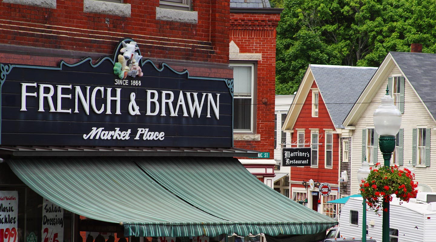 Local shopping in Maine