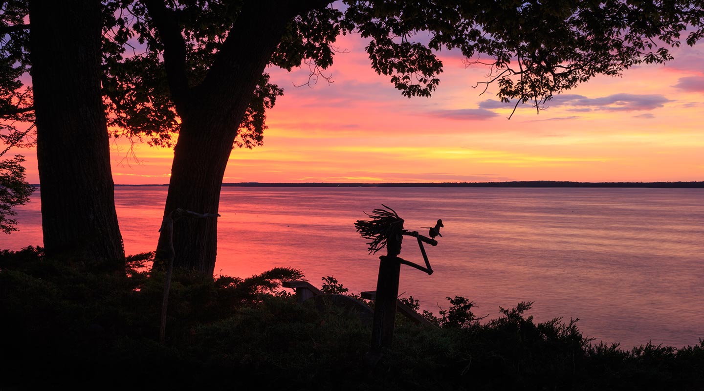 Sunrise at our luxury Camden Inn