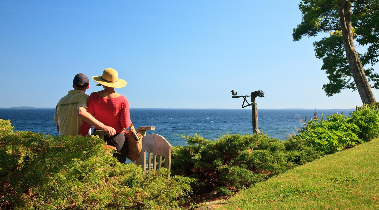 Watching boats go by