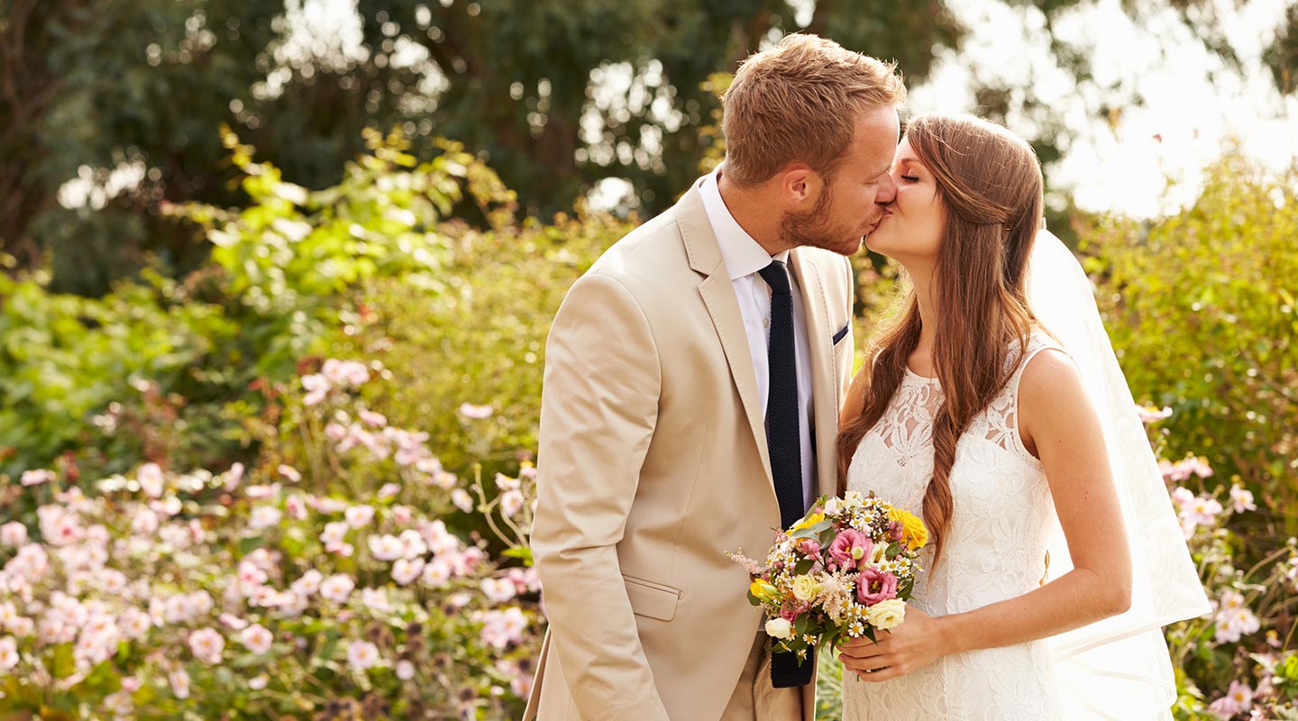 Bride and Groom at our Camden, Maine wedding venue