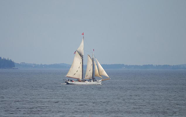 Historic Schooner cruises from Camden Maine