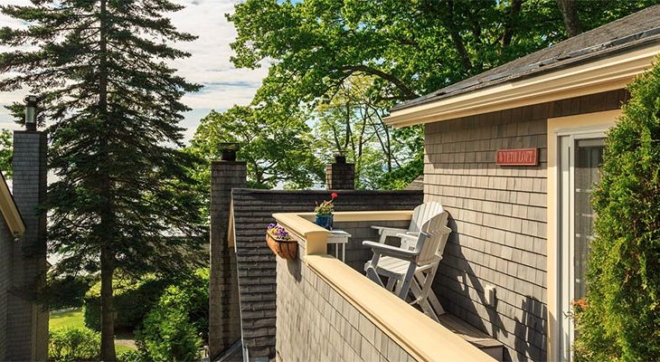 Views from the Wyeth Loft at our Maine Coast boutique hotel