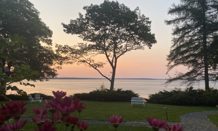 ocean sunrise over the Inn at Sunrise Point