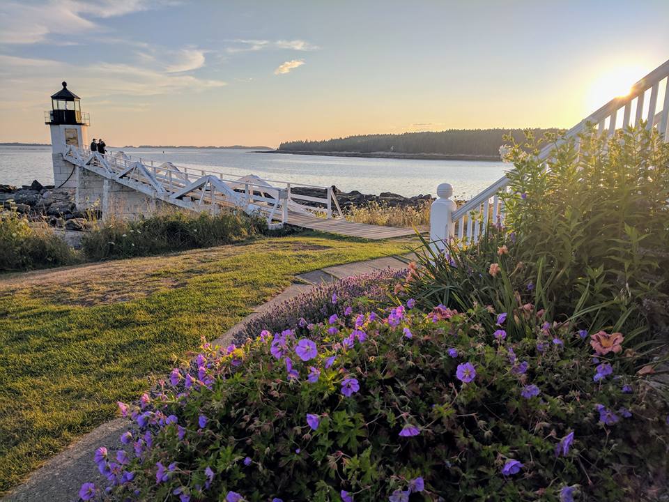 Marshall Point Lighthouse at Sunset