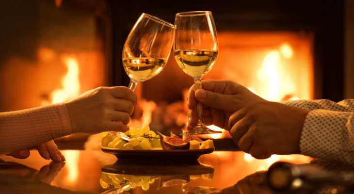 Cheers to your romantic retreat at the Inn at Sunrise Point