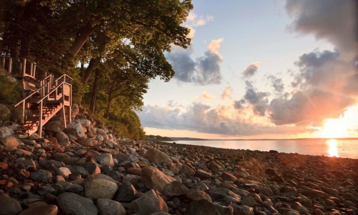 Sunrise over the coast of Maine