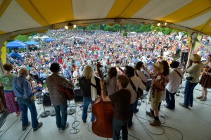 Clearwater Festival near Hudson River