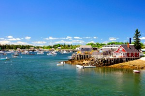 Fishing village in Maine